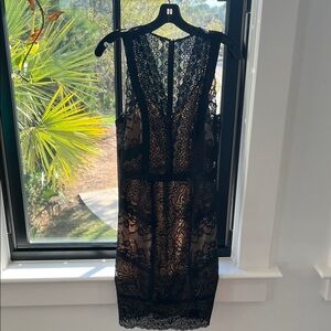 Nicole Miller Black Lace Dress